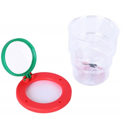 educational bug viewer , school plastic magnifying box for kids , insect viewer 5X 8Xmagnification