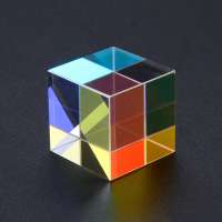 BK7 Optical Glass Polarization Beamsplitter Cube mini prism Optical Polarizing Cube Prism Beamsplitter 30mm cube