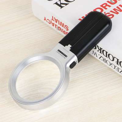 portable led magnifier ,  foldable desk led light magnifier 3X manufacturer cheap price promotion