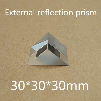 K9 right angle external reflection coating prism 30*30*30mm