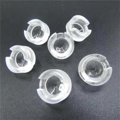 13mm 1W 3W Mini LED Lens 30 45 60 90 100 Degree for IR CCTV LED PCB Convex Acrylic Lens With Holder Reflector Collimator