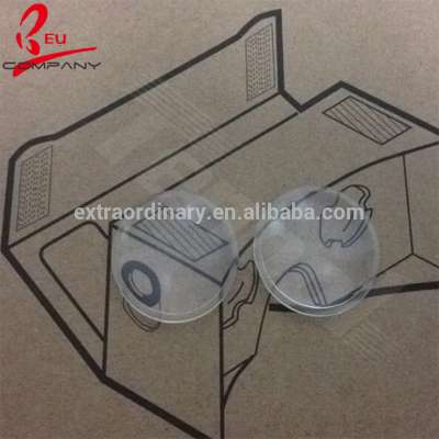 Wholesale plastic pmma V1 lenses diameter 25mm biconvex 3D google cardboard VR lens